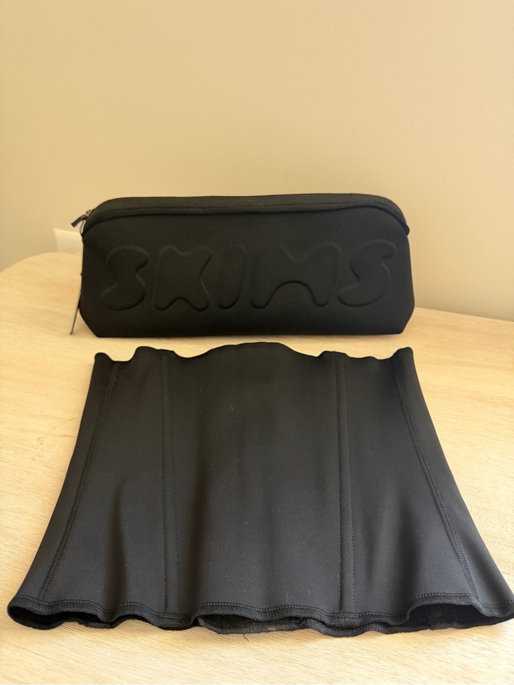 Skims Waist Trainer Onyx Black NWT Size: S With Pouch